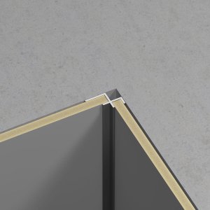 Montageprofiel - Hoekprofiel 5mm Brons