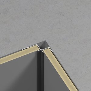 Montageprofiel - Hoekprofiel 8MM Zwart