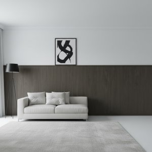 Wandpaneel Houtlook, Donker Noten