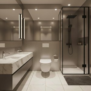 Wandpaneel Metal Look, Geborsteld RVS