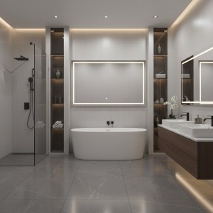 Wandpaneel Metal Look, Geborsteld RVS wandpaneel