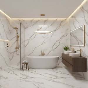 Natuursteen/Marmerlook