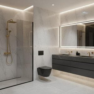 Wandpaneel Natuursteen & Marmer, Carrara Wit