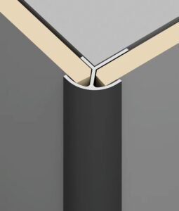 Montageprofiel - Hoekprofiel met ronde kop 8mm